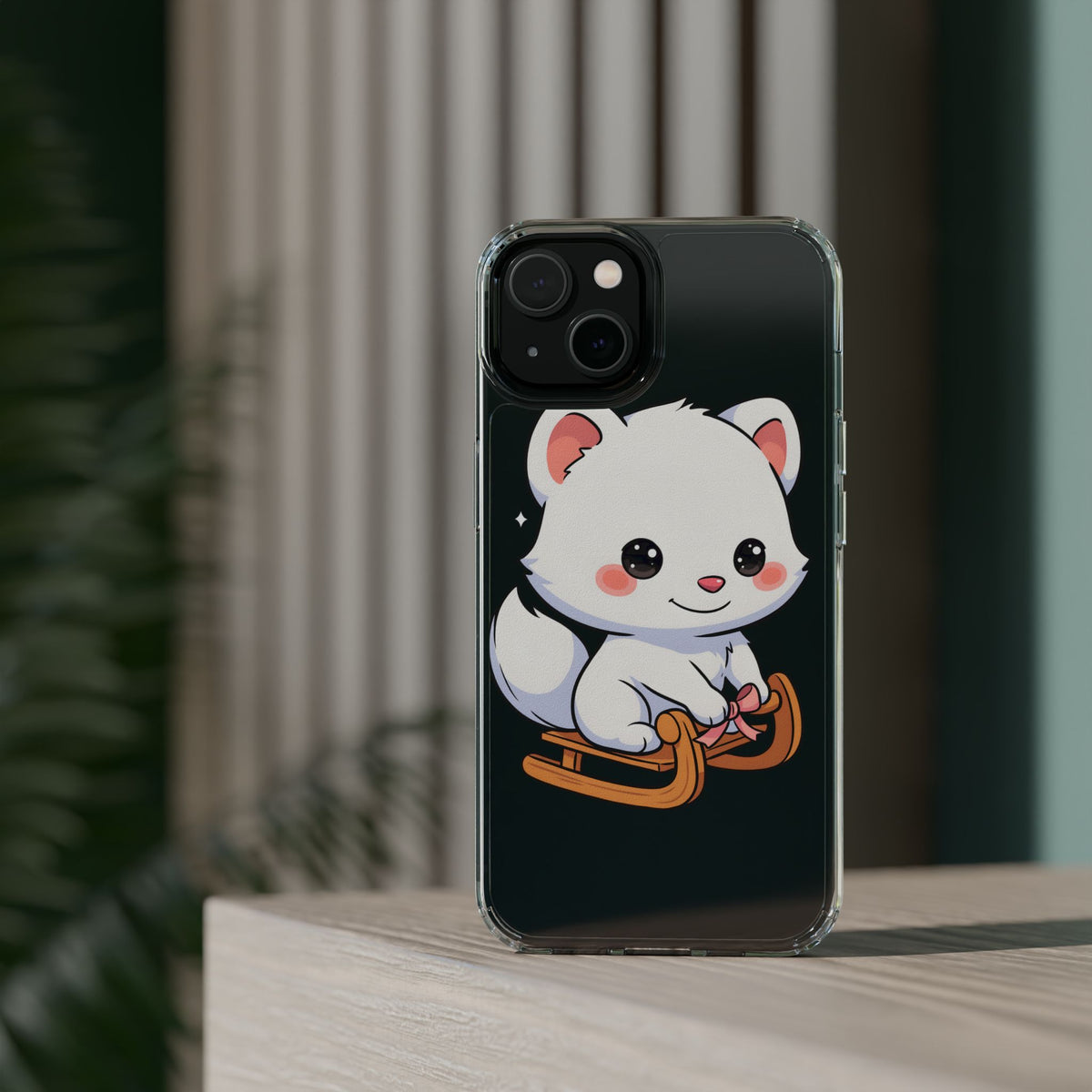 Kawaii Arctic Fox Phone Case for Cute Animal Lovers