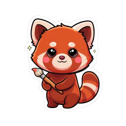 Kawaii Red Panda Sticker for Creative Decor
