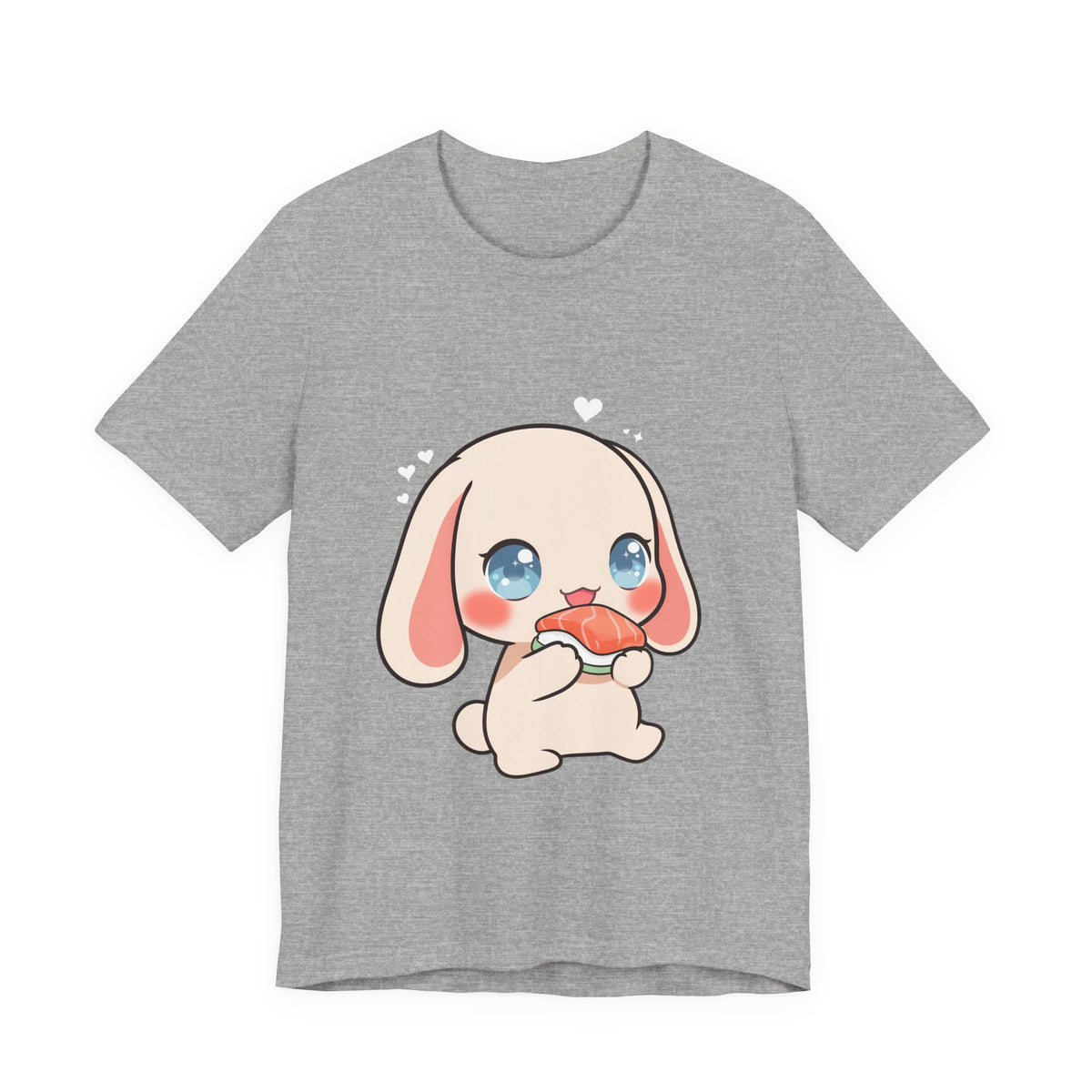 Kawaii Sushi Bunny T-Shirt for Cute Foodie Fans