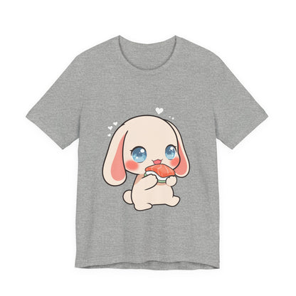Kawaii Sushi Bunny T-Shirt for Cute Foodie Fans