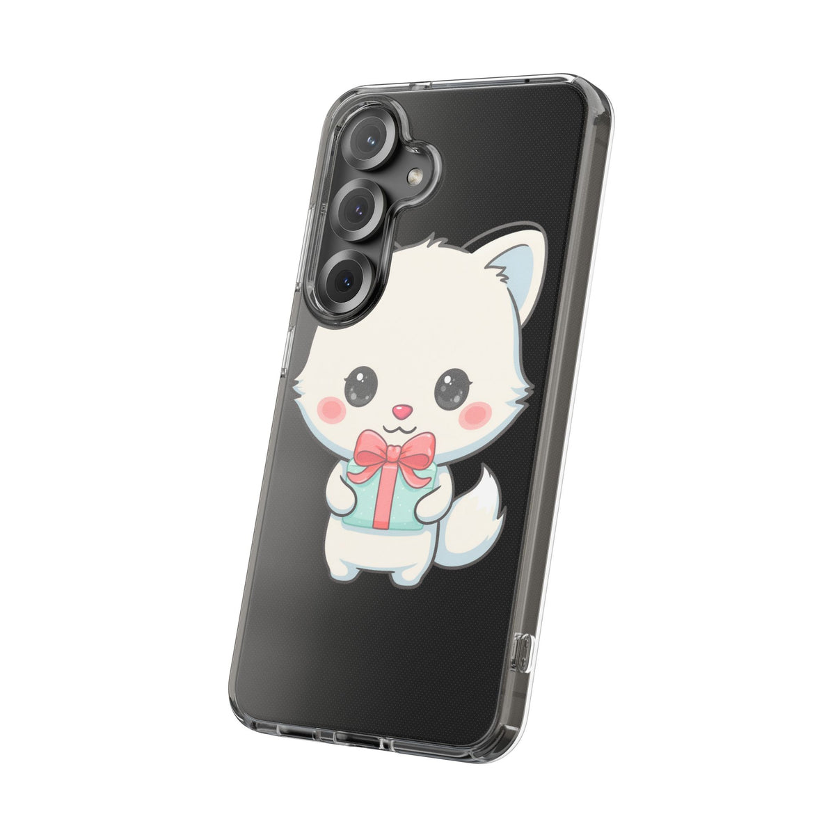 Kawaii Arctic Fox Phone Case with Gift