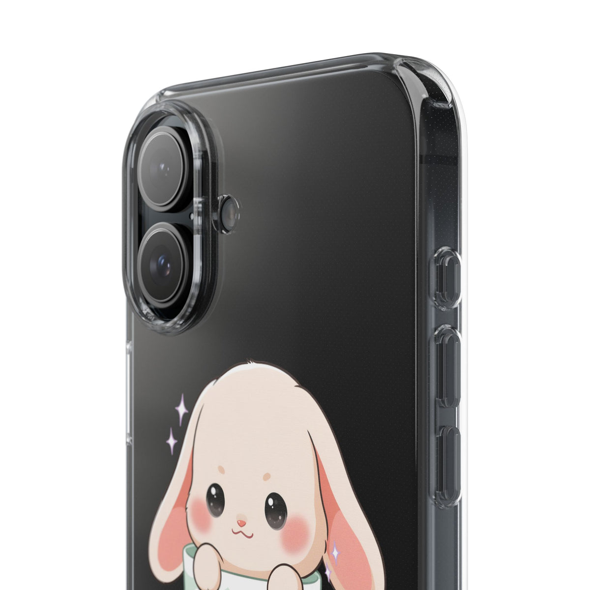 Kawaii Bunny Phone Case, Cute Teacup Rabbit