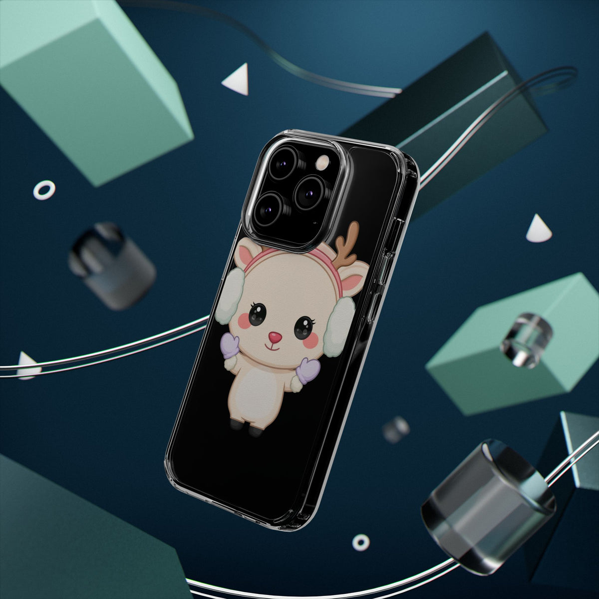 Kawaii Reindeer Phone Case for Cozy Cute Style