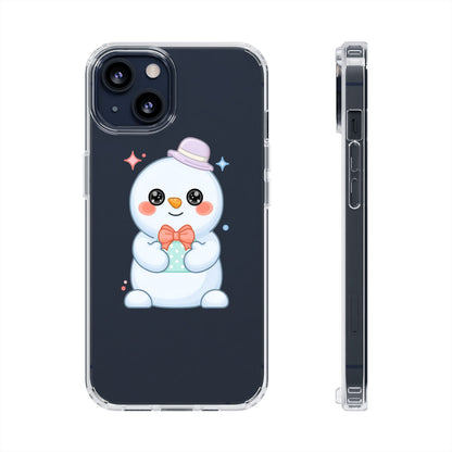 Kawaii Snowman Phone Case for Cheerful Winter Days