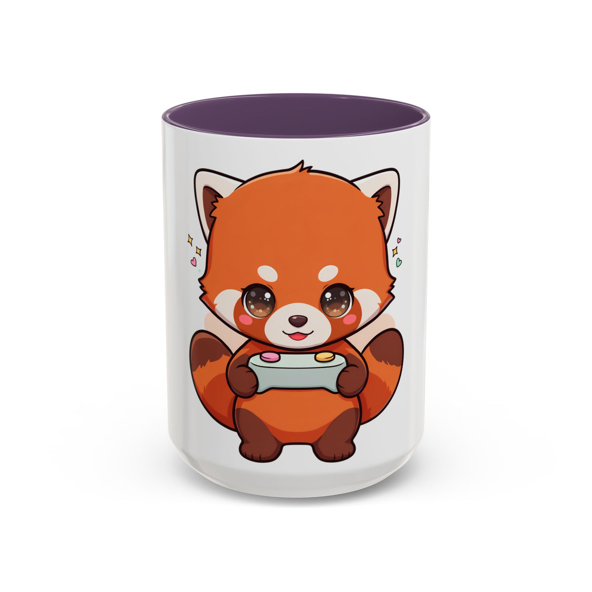 Red Panda Gamer Accent Coffee Mug for Cozy Desk Setups