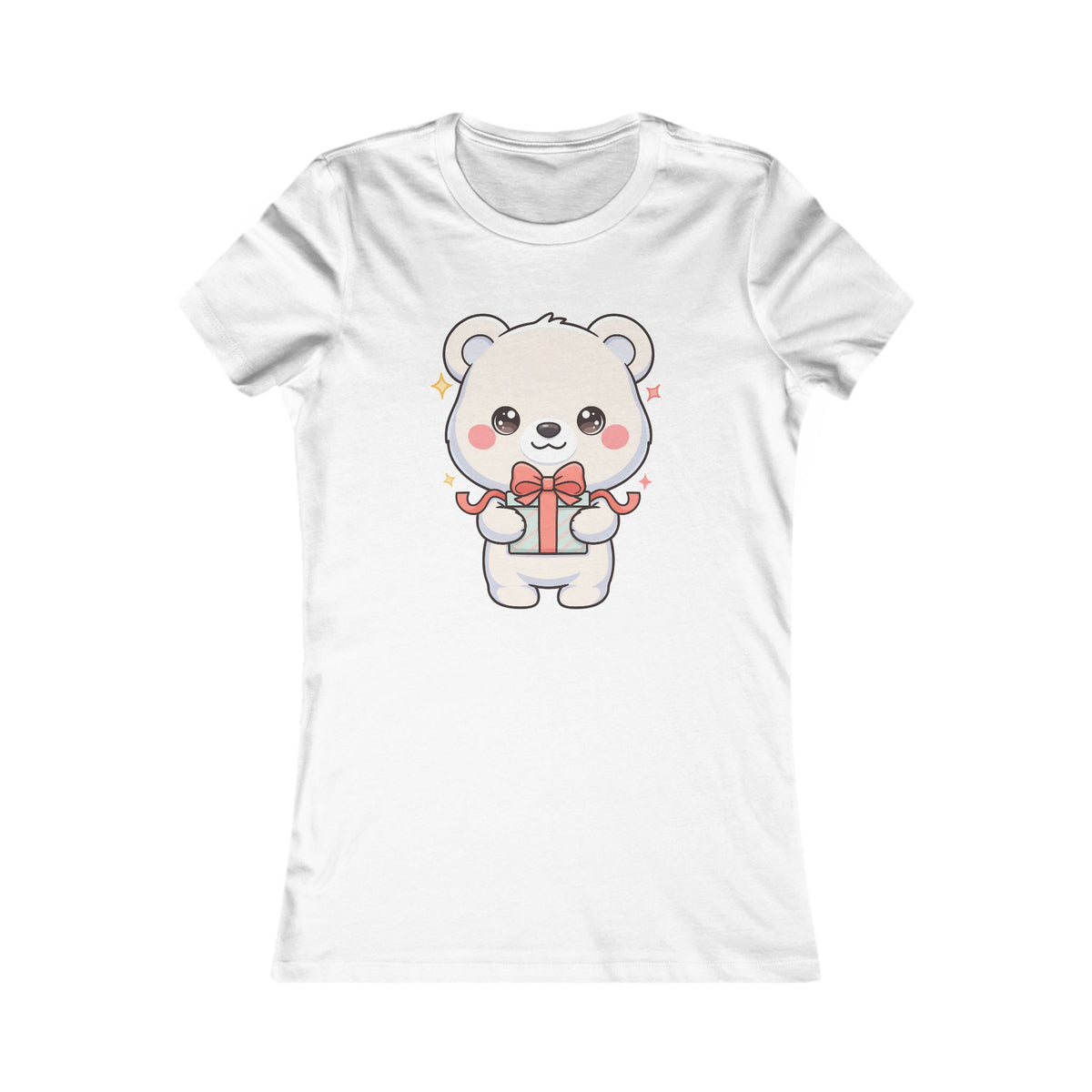 Kawaii Polar Bear Gift T-Shirt for Cute Winter Style