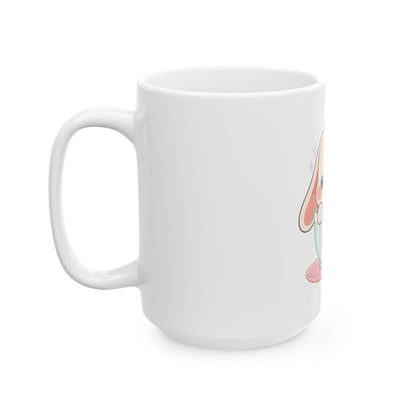 Kawaii Bunny Ceramic Mug for Sweet Desk Moments