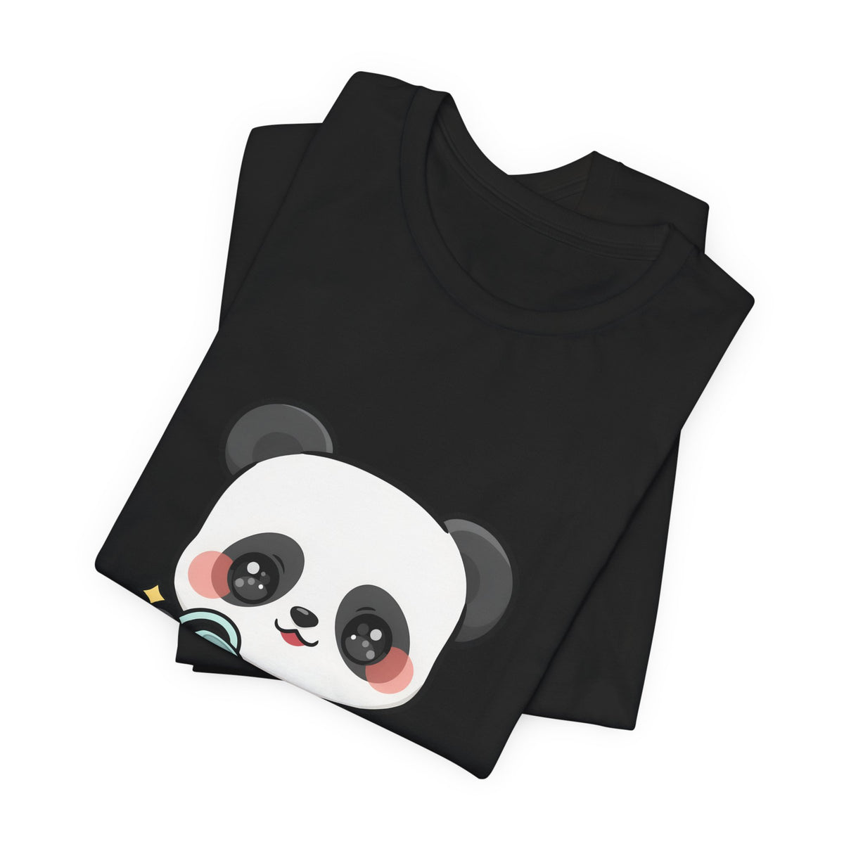 Kawaii Panda T-Shirt, Cute Plant Lover Gift