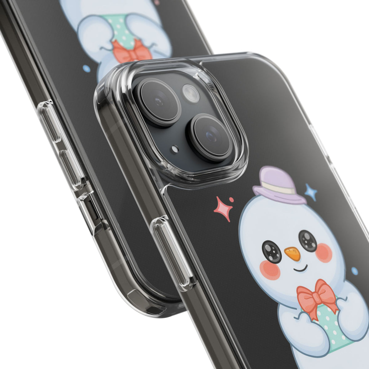 Kawaii Snowman Phone Case for Cheerful Winter Days