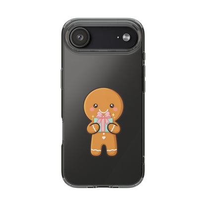 Gingerbread Man Phone Case, Cute Holiday Gift Design