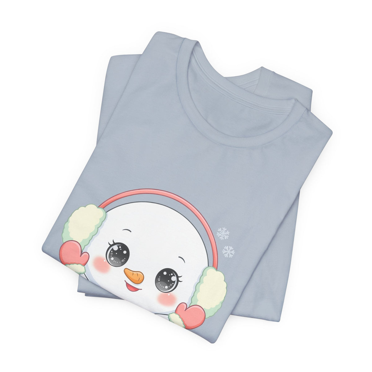 Kawaii Snowman T-Shirt for Cute Winter Style
