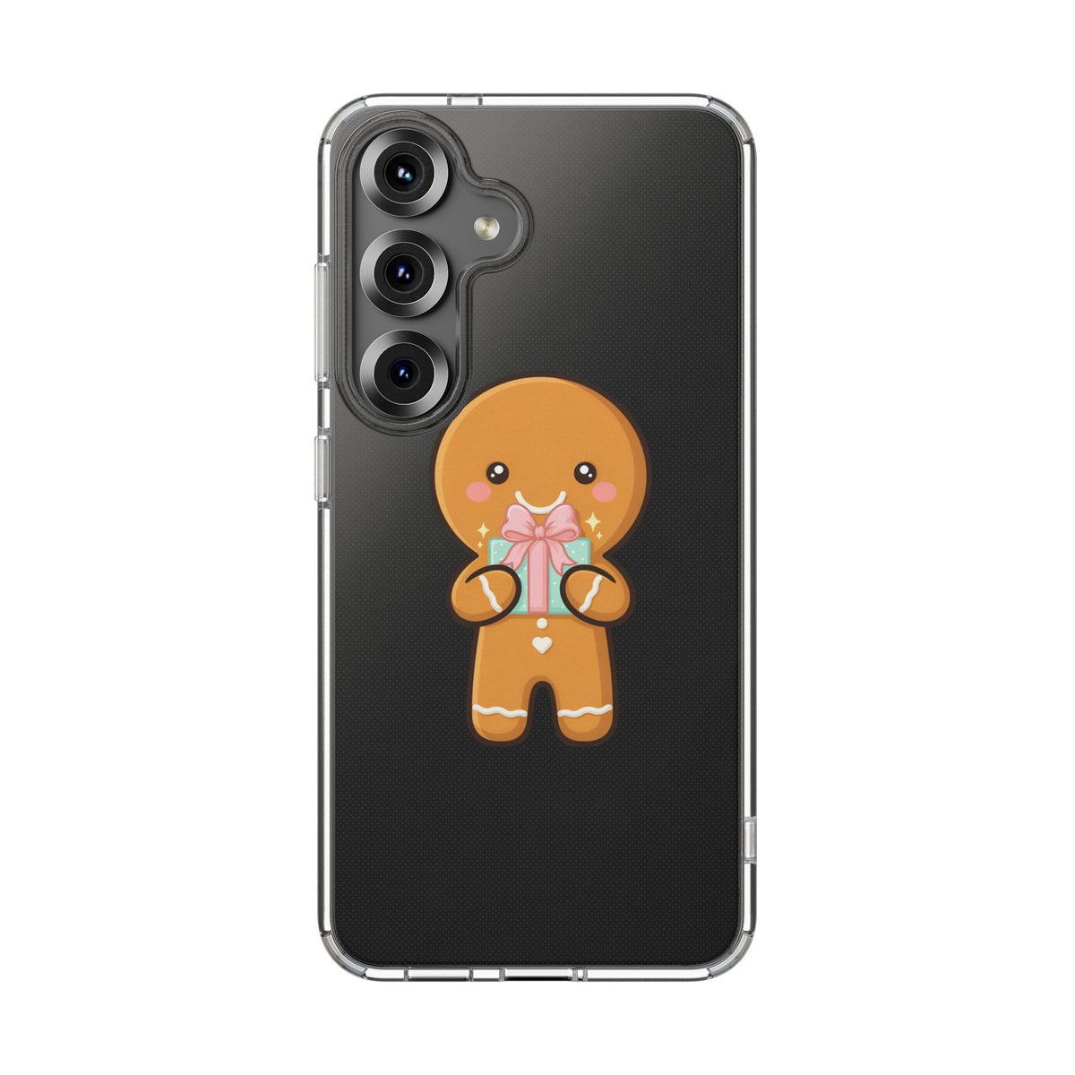 Gingerbread Man Phone Case, Cute Holiday Gift Design