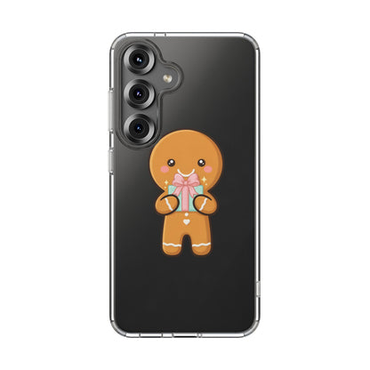 Gingerbread Man Phone Case, Cute Holiday Gift Design