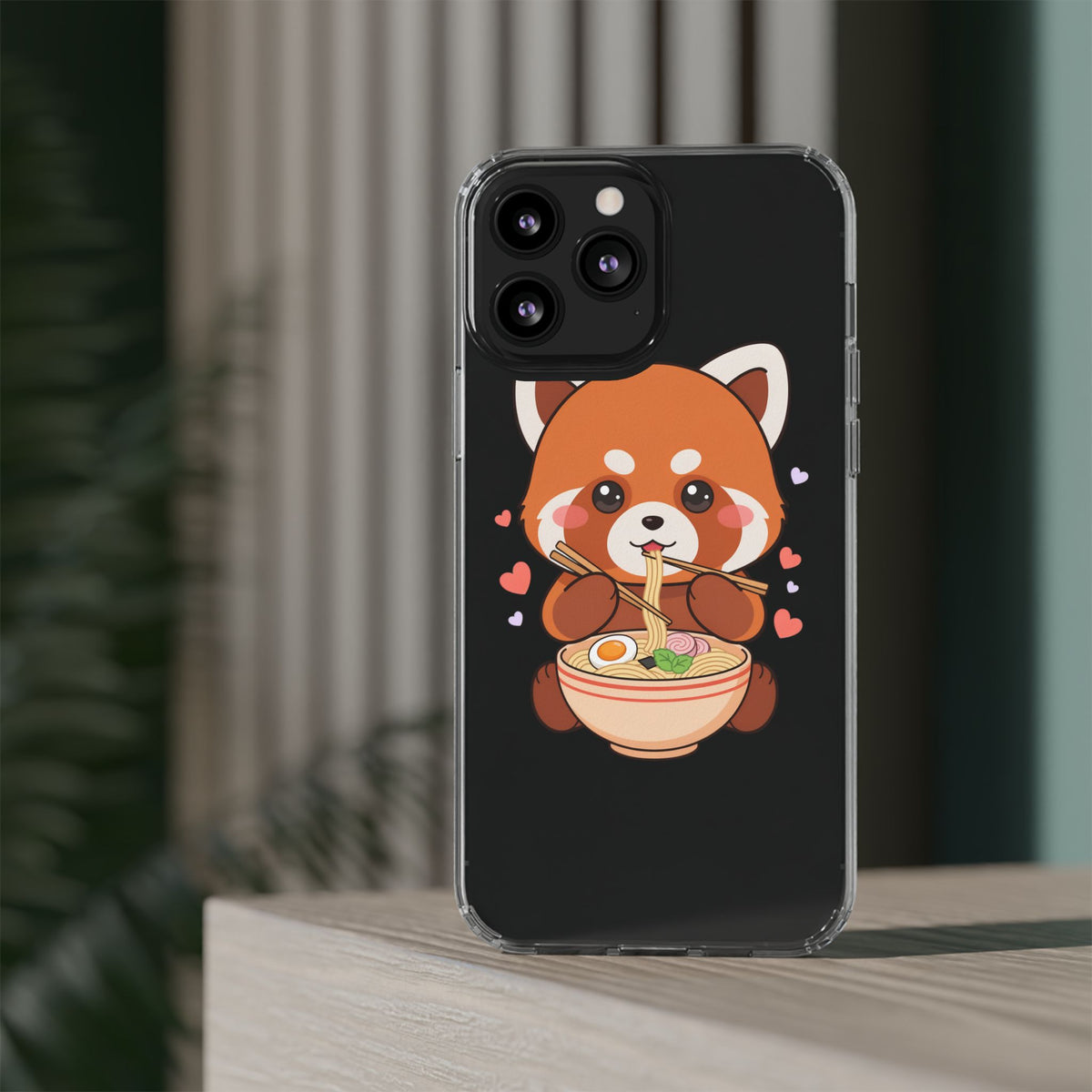 Red Panda Ramen Phone Case – Kawaii Food Lover Gift