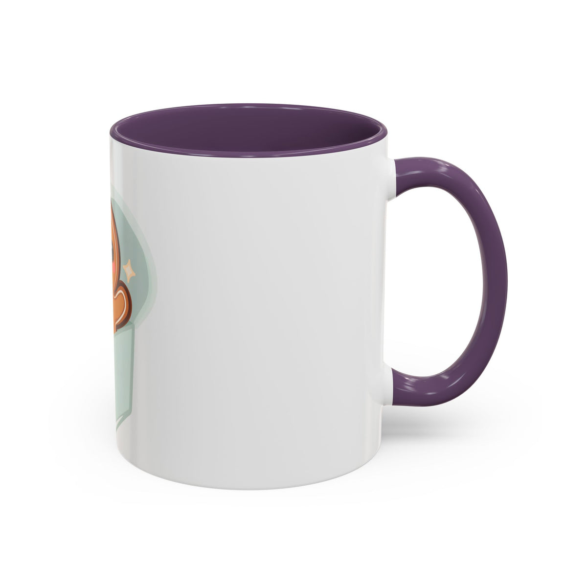 Gingerbread Gift Mug, Cute Holiday Accent Coffee Mug