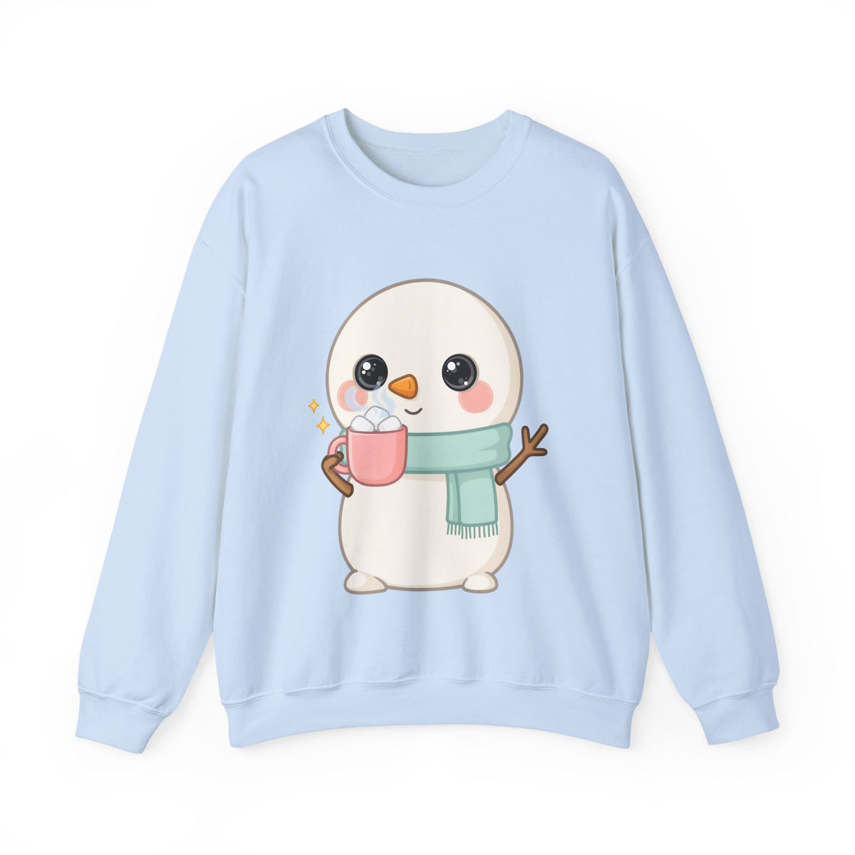 Kawaii Snowman Sweatshirt for Cozy Winter Days