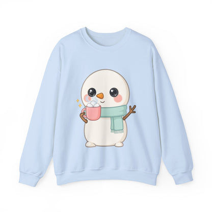 Kawaii Snowman Sweatshirt for Cozy Winter Days