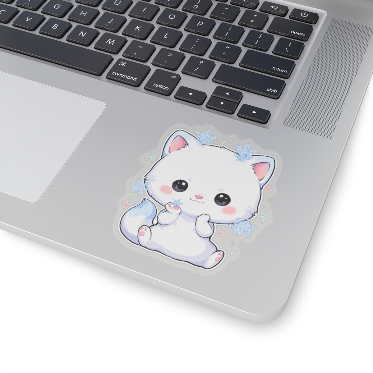 Arctic Fox Sticker, Cute Winter Gift for Fox Lovers