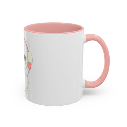 Kawaii Snowman Accent Coffee Mug for Cozy Winter Sips