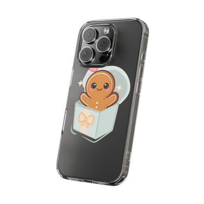 Gingerbread Man Phone Case – Kawaii Holiday Gift