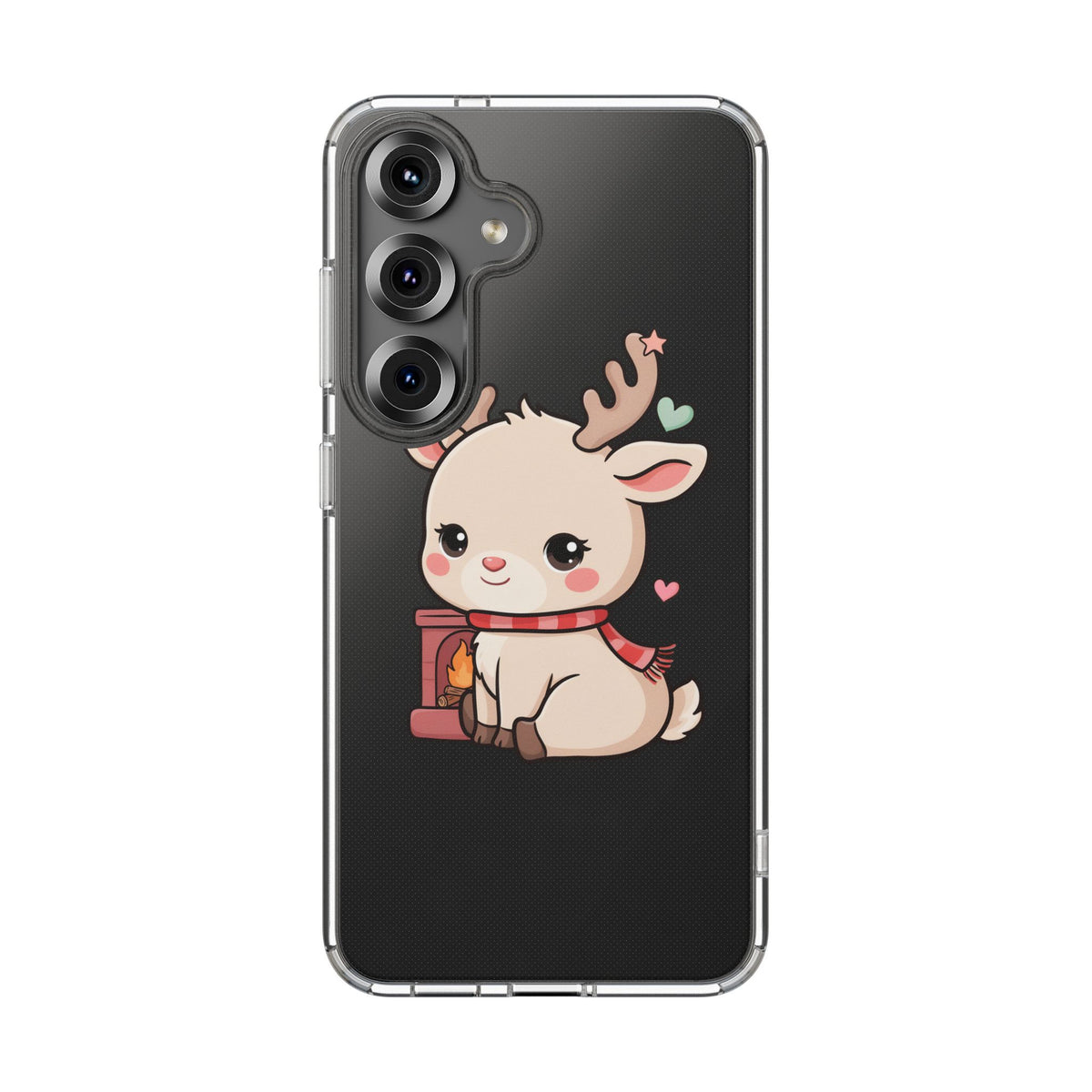 Kawaii Reindeer Phone Case for Cozy Holiday Cheer