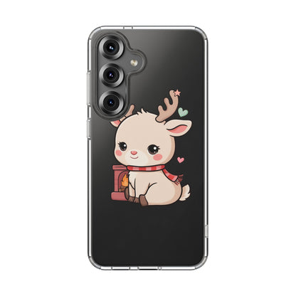 Kawaii Reindeer Phone Case for Cozy Holiday Cheer
