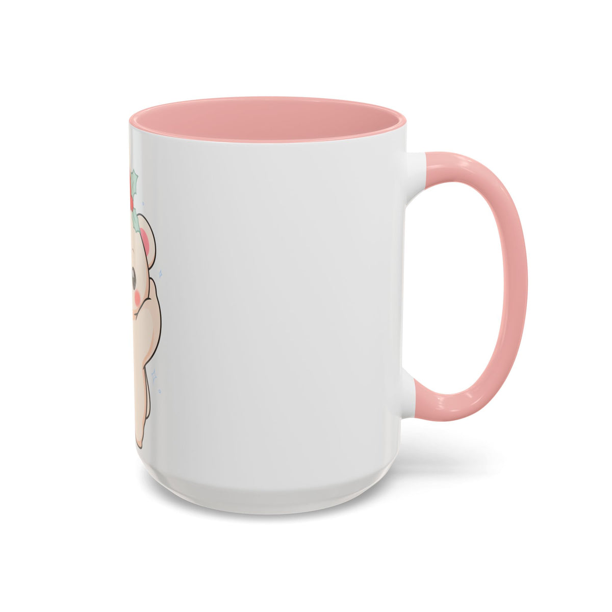 Christmas Polar Bear Mug, Cute Holiday Accent Coffee Mug