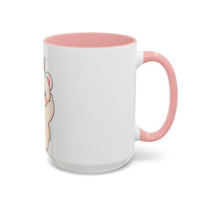 Christmas Polar Bear Mug, Cute Holiday Accent Coffee Mug
