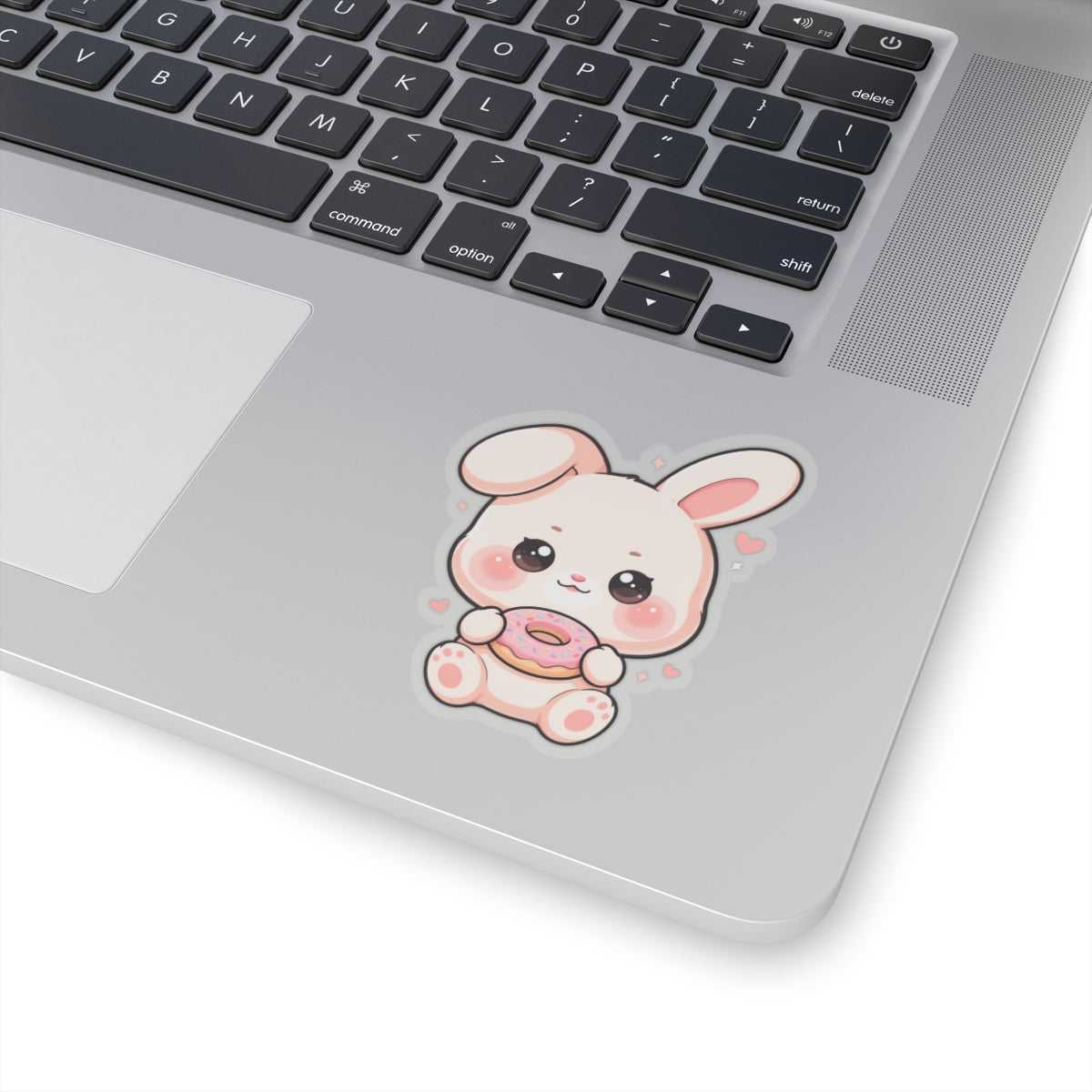 Kawaii Bunny Donut Sticker for Sweet Little Joys