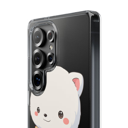 Kawaii Arctic Fox Phone Case, Cozy Christmas Scarf