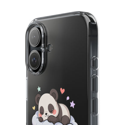 Sleeping Panda Clear Impact-Resistant Phone Case