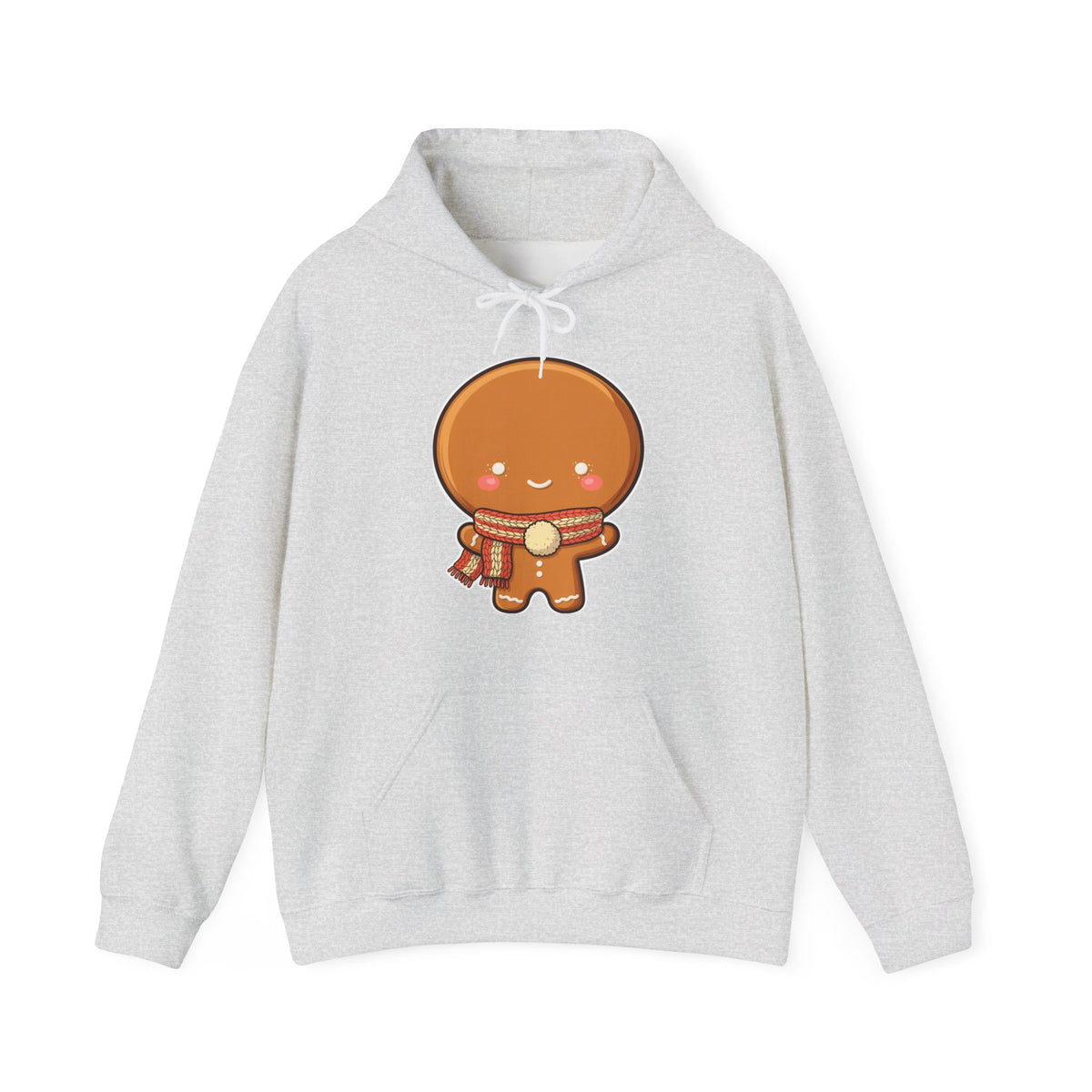 Kawaii Gingerbread Man Hoodie for Cozy Christmas Days