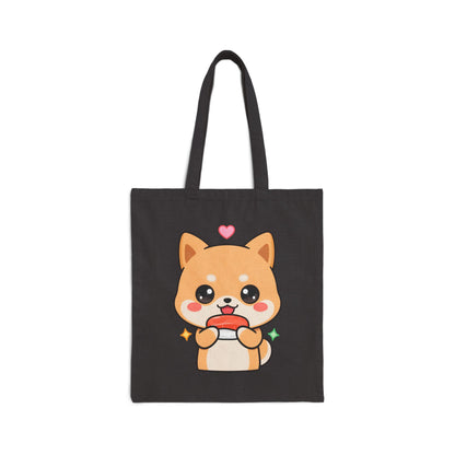 Shiba Inu Sushi Tote Bag for Cute Food Lovers