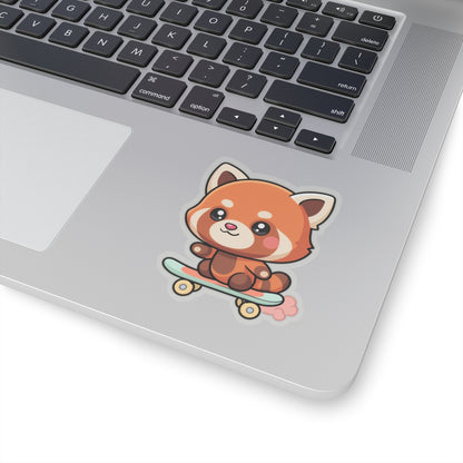 Kawaii Red Panda Skateboard Sticker for Cute Decor