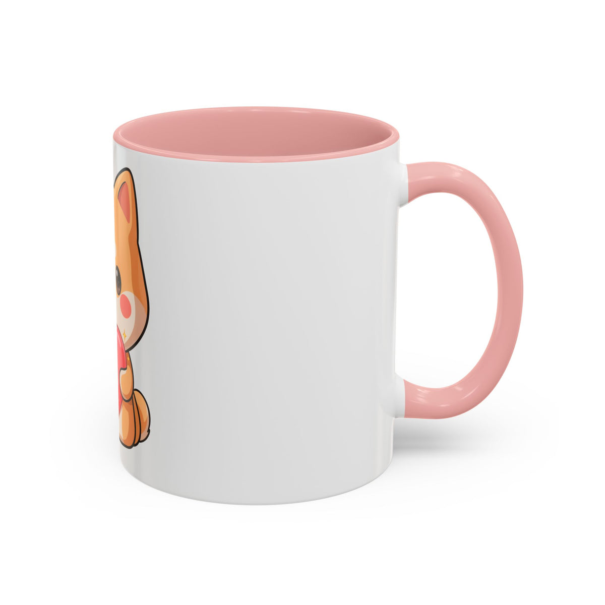 Kawaii Shiba Inu Accent Coffee Mug for Dog Lovers