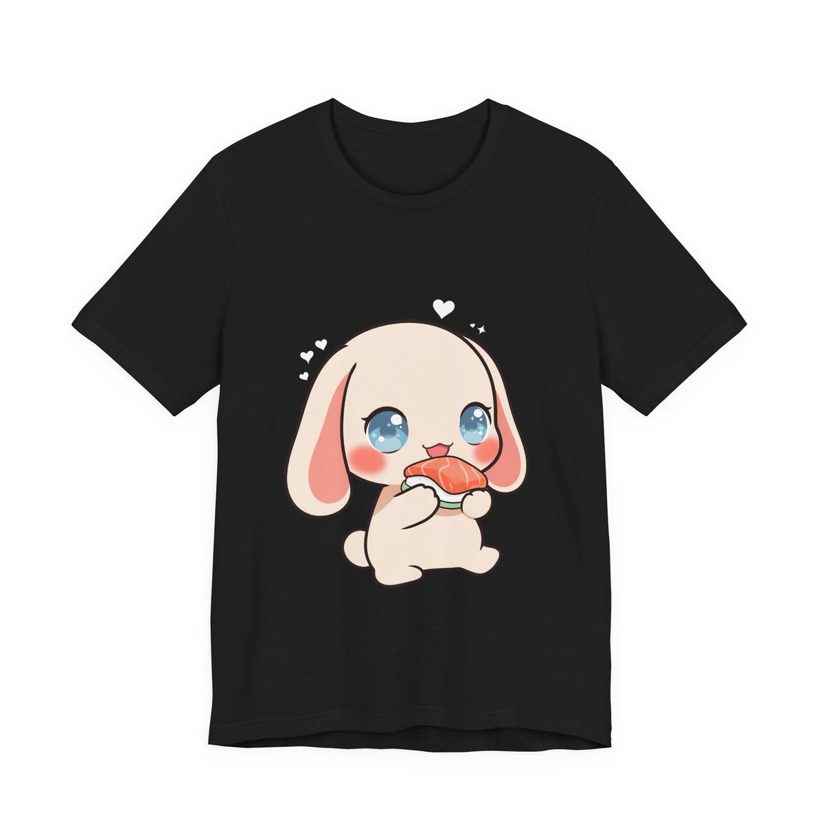 Kawaii Sushi Bunny T-Shirt for Cute Foodie Fans
