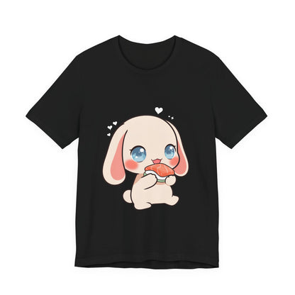 Kawaii Sushi Bunny T-Shirt for Cute Foodie Fans