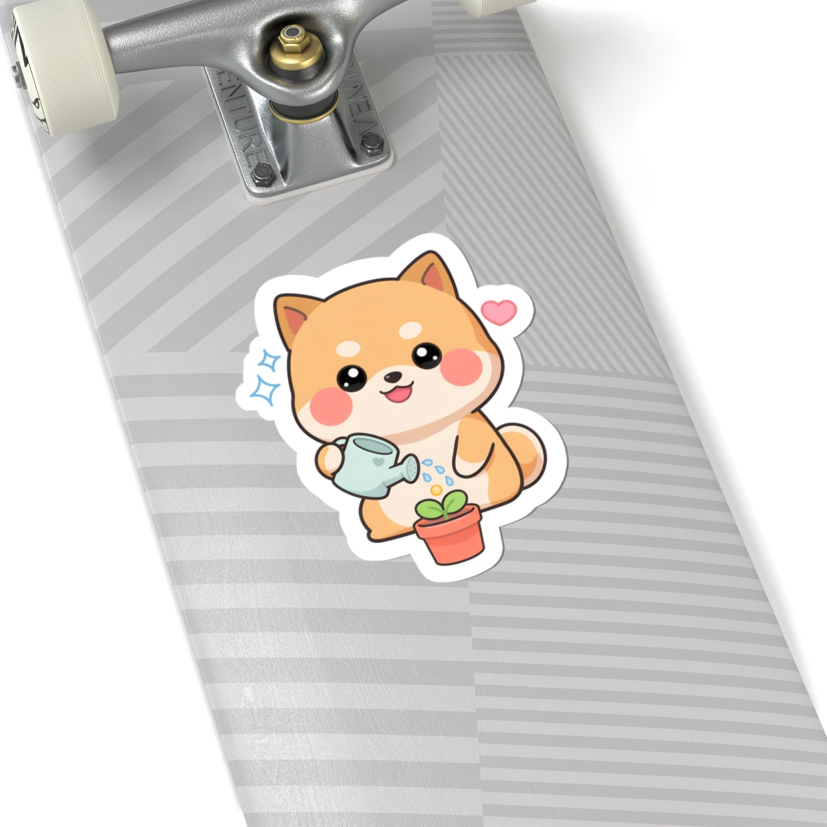 Shiba Inu Plant Lover Sticker for Cute Decor