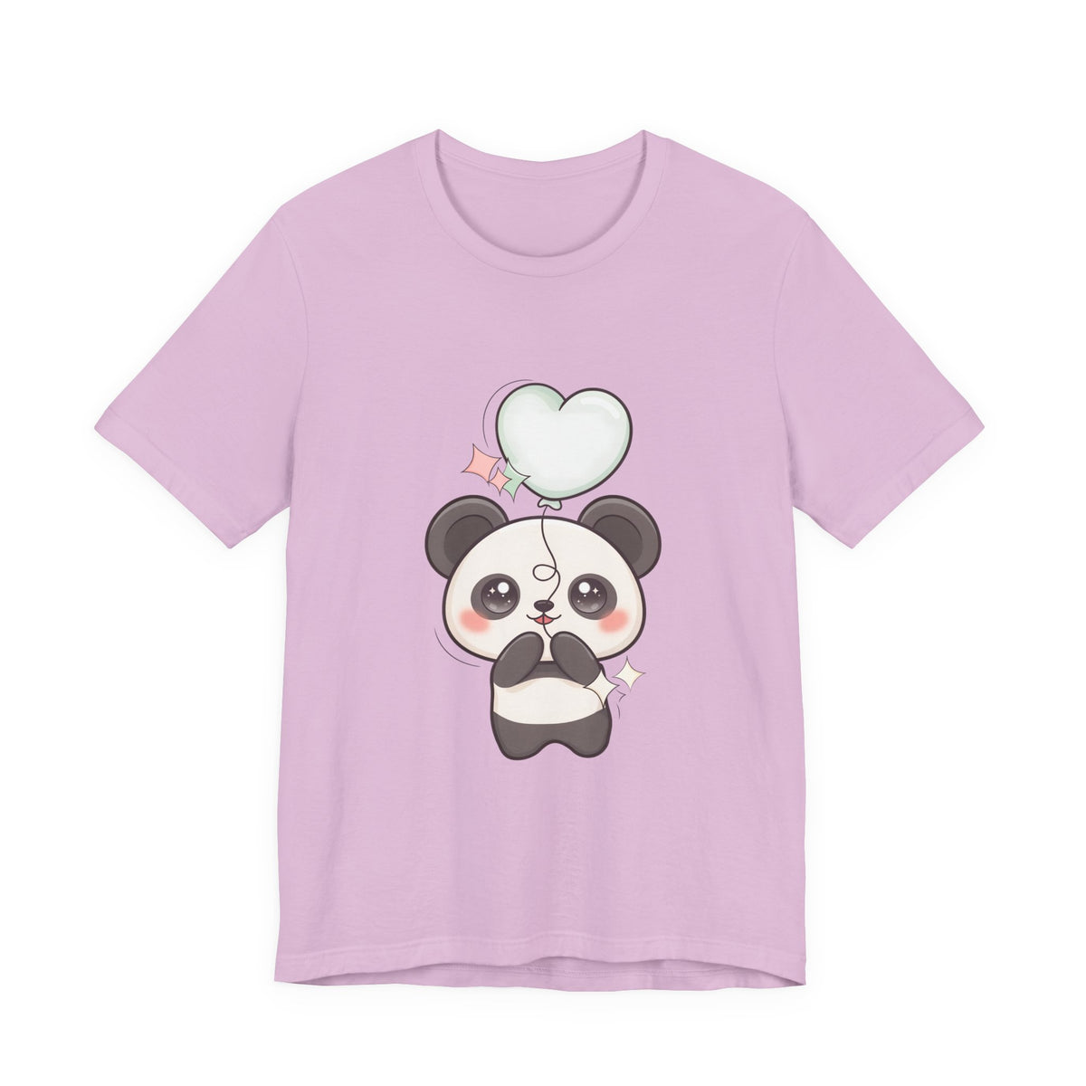 Kawaii Panda T-Shirt with Floating Balloon