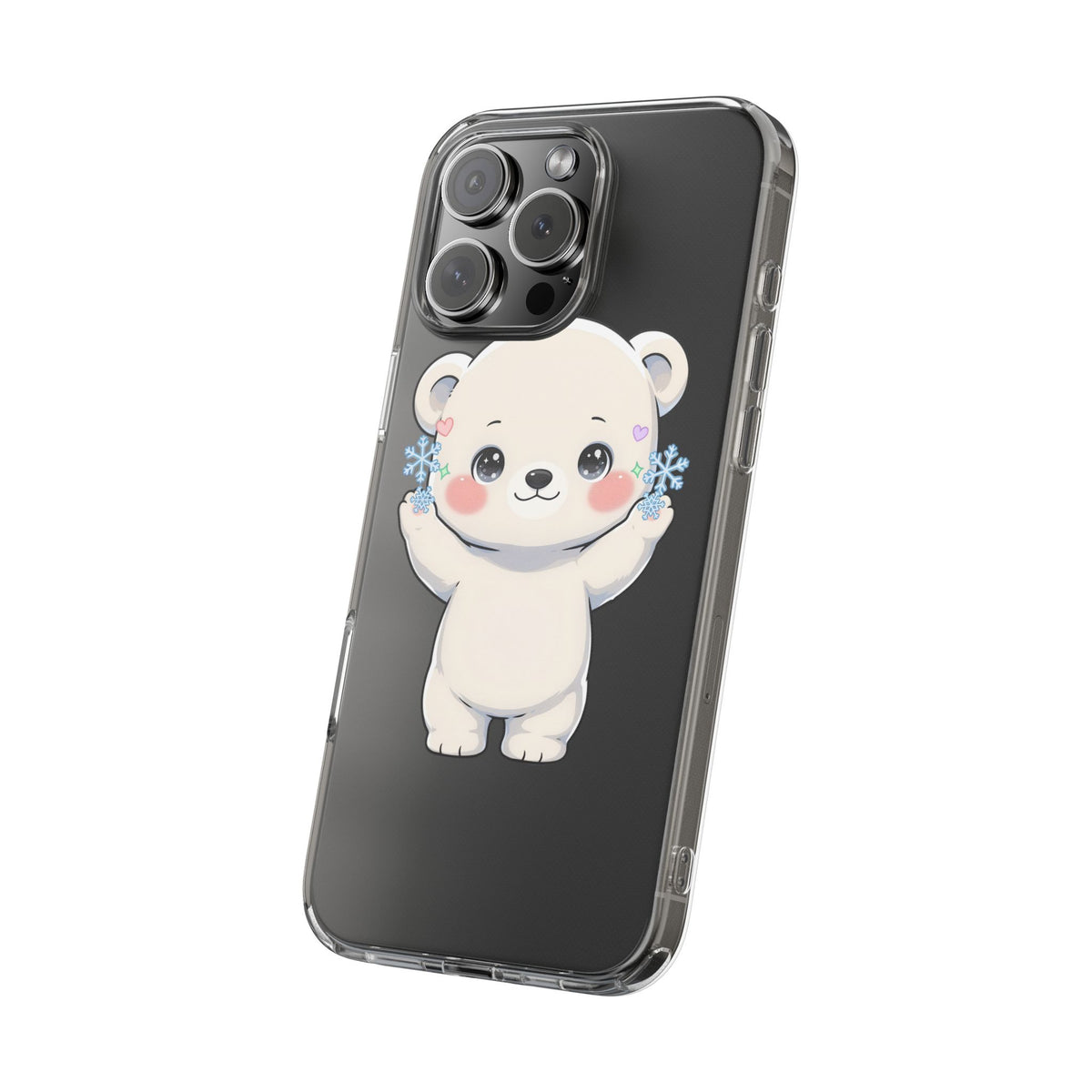 Kawaii Polar Bear Phone Case for a Cozy Winter Gift