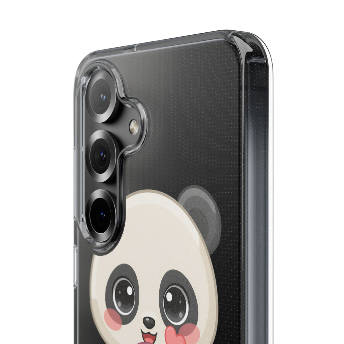 Kawaii Panda Phone Case with Donut