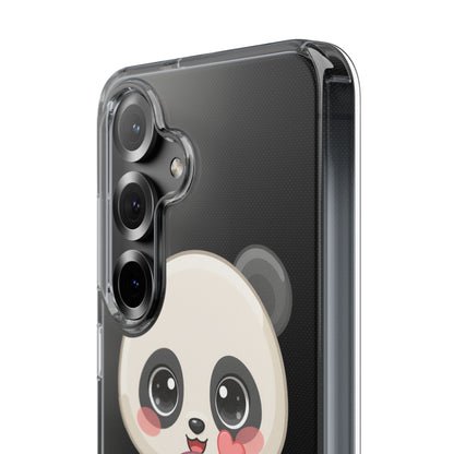 Kawaii Panda Phone Case with Donut