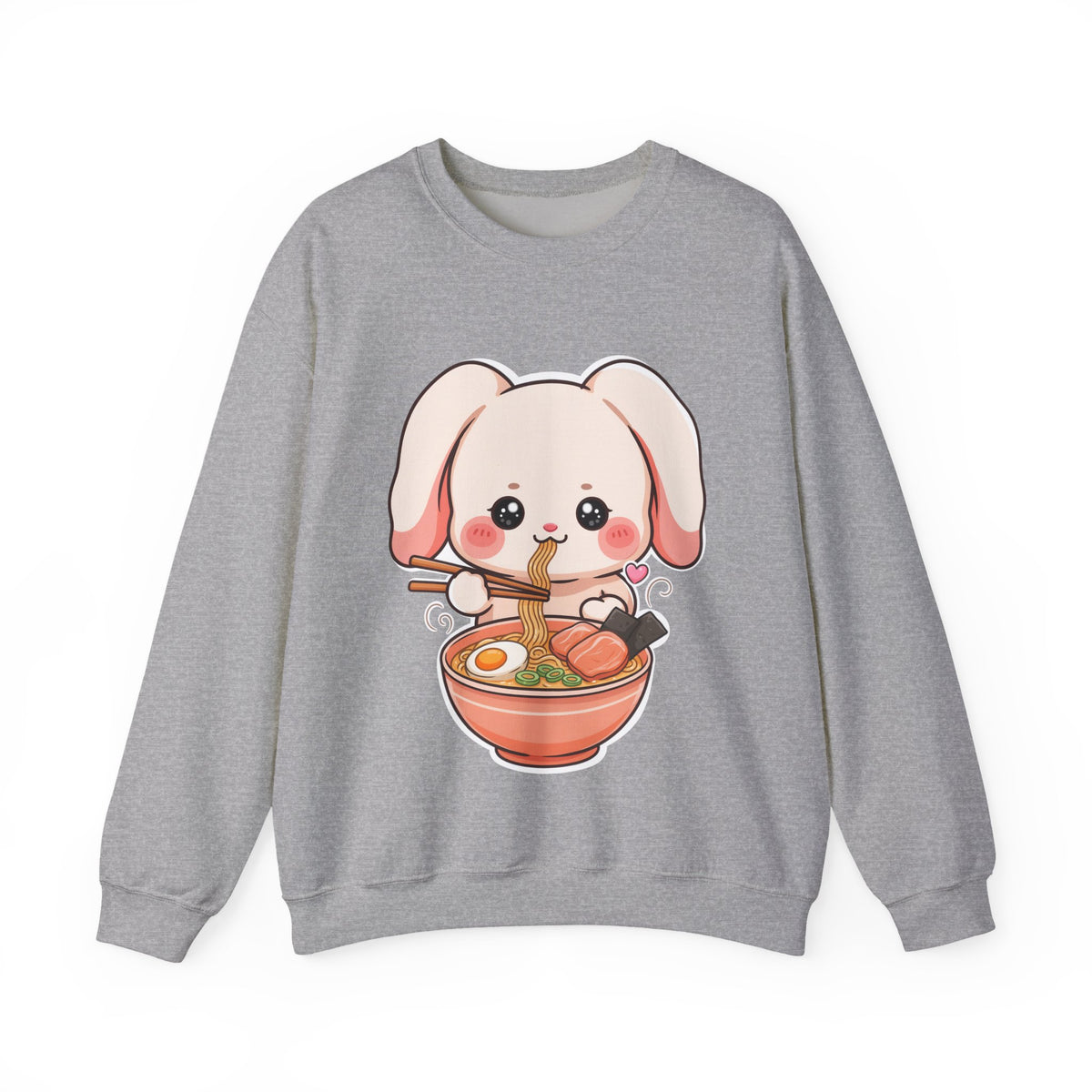 Kawaii Ramen Bunny Sweatshirt for Cute Foodie Fans