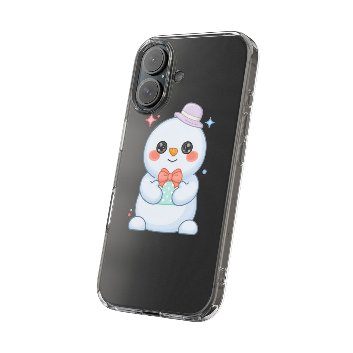 Kawaii Snowman Phone Case for Cheerful Winter Days