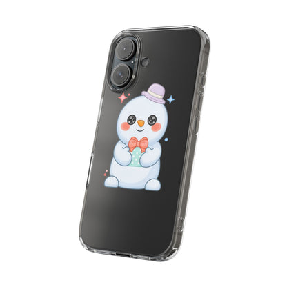 Kawaii Snowman Phone Case for Cheerful Winter Days