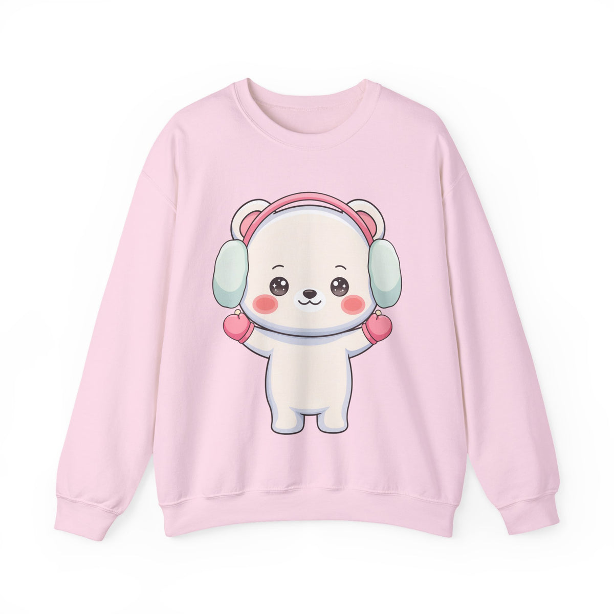 Kawaii Polar Bear Sweatshirt for Cozy Winter Days