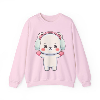 Kawaii Polar Bear Sweatshirt for Cozy Winter Days