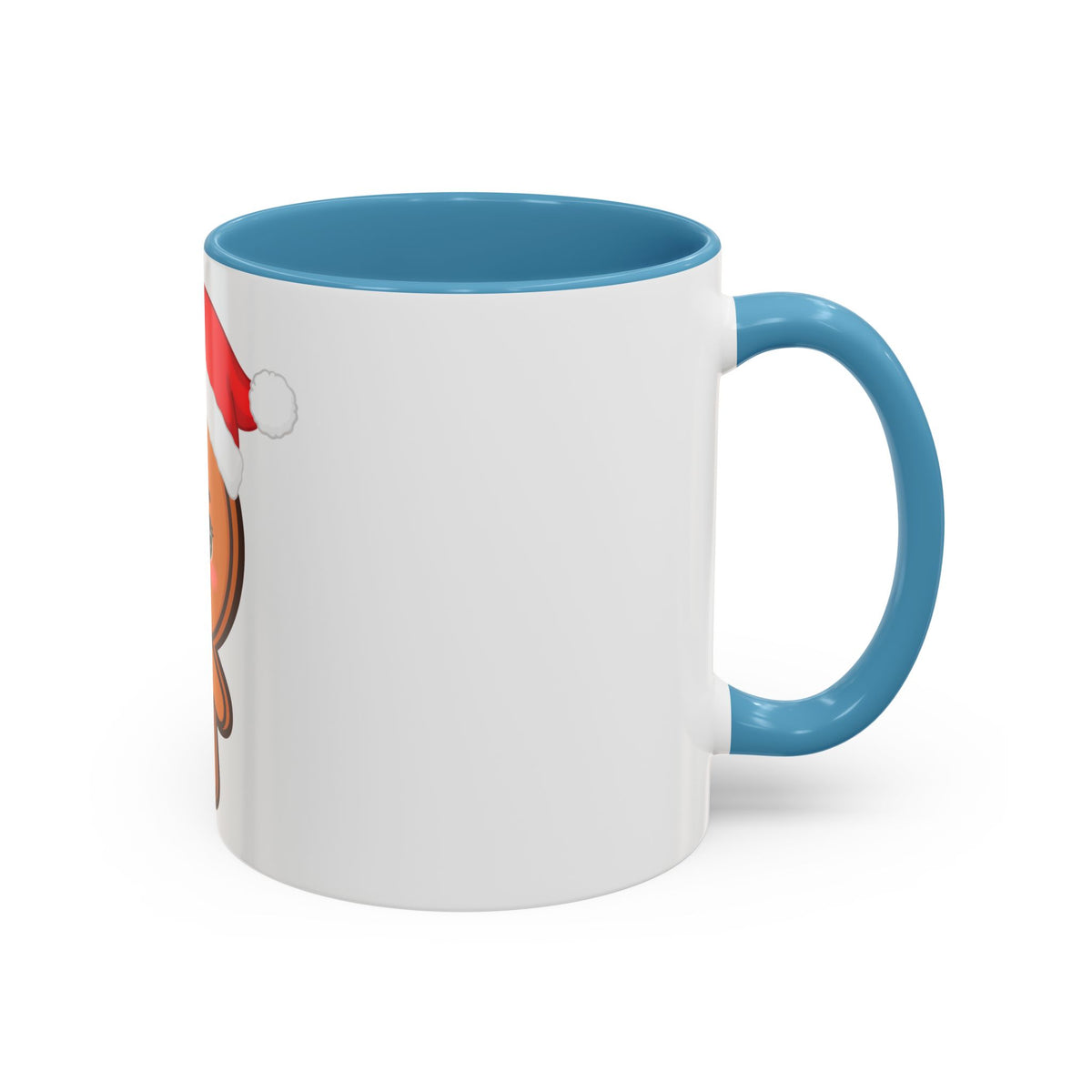 Gingerbread Man Christmas Mug, 11oz or 15oz Accent Coffee Mug