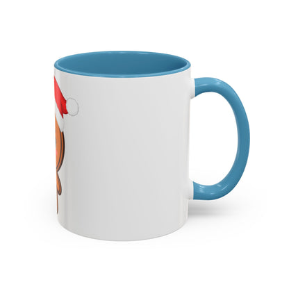 Gingerbread Man Christmas Mug, 11oz or 15oz Accent Coffee Mug