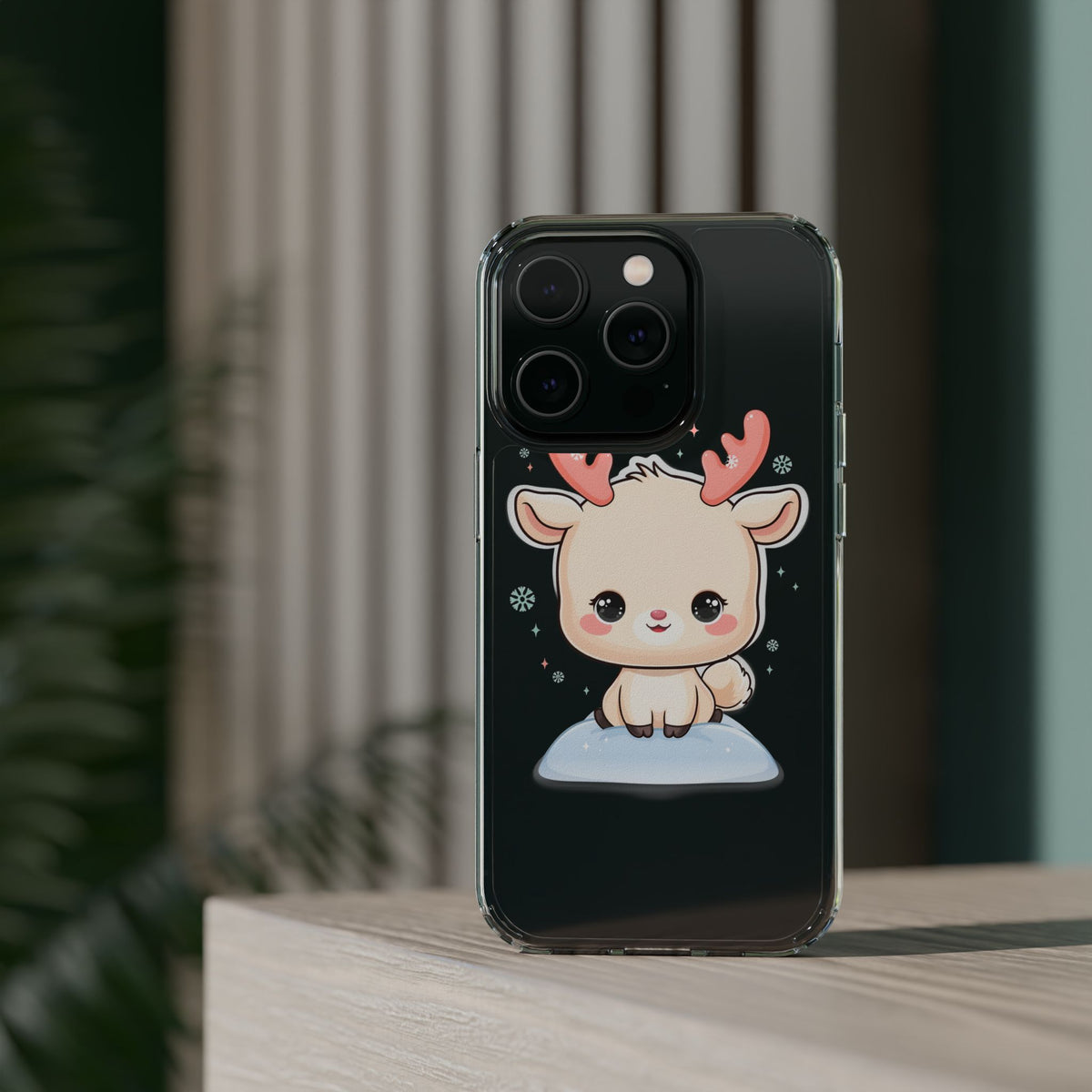 Kawaii Reindeer Phone Case for a Sweet Winter Cheer